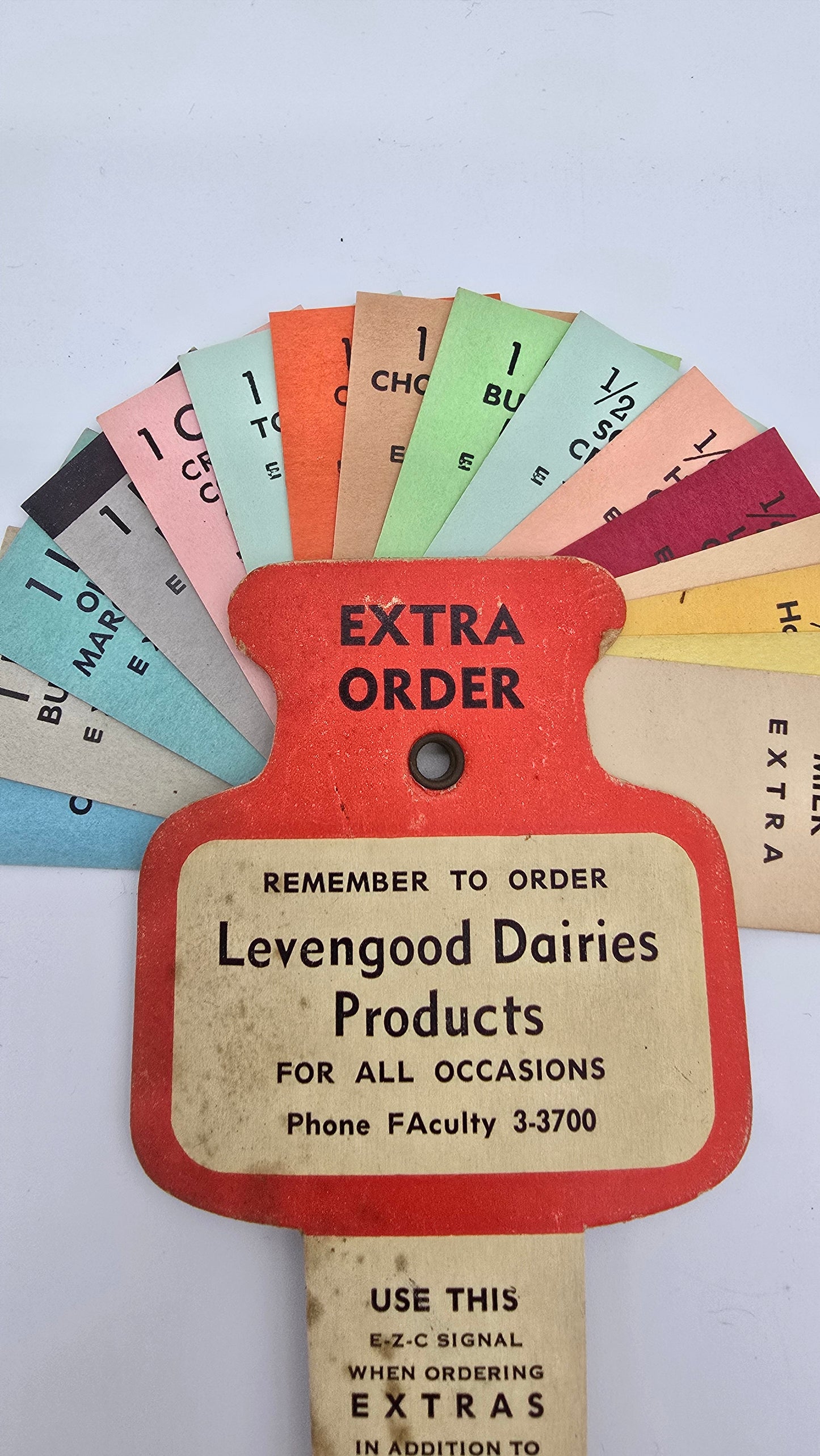Vintage Levengood Dairies Milk Extra Order Tool E.Z.C Signal