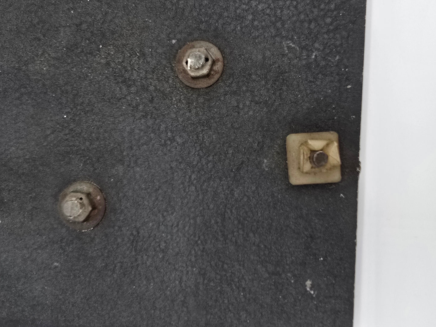 Vintage Gold Mack Truck Bulldog Side Emblems Mounted on Metal Plate