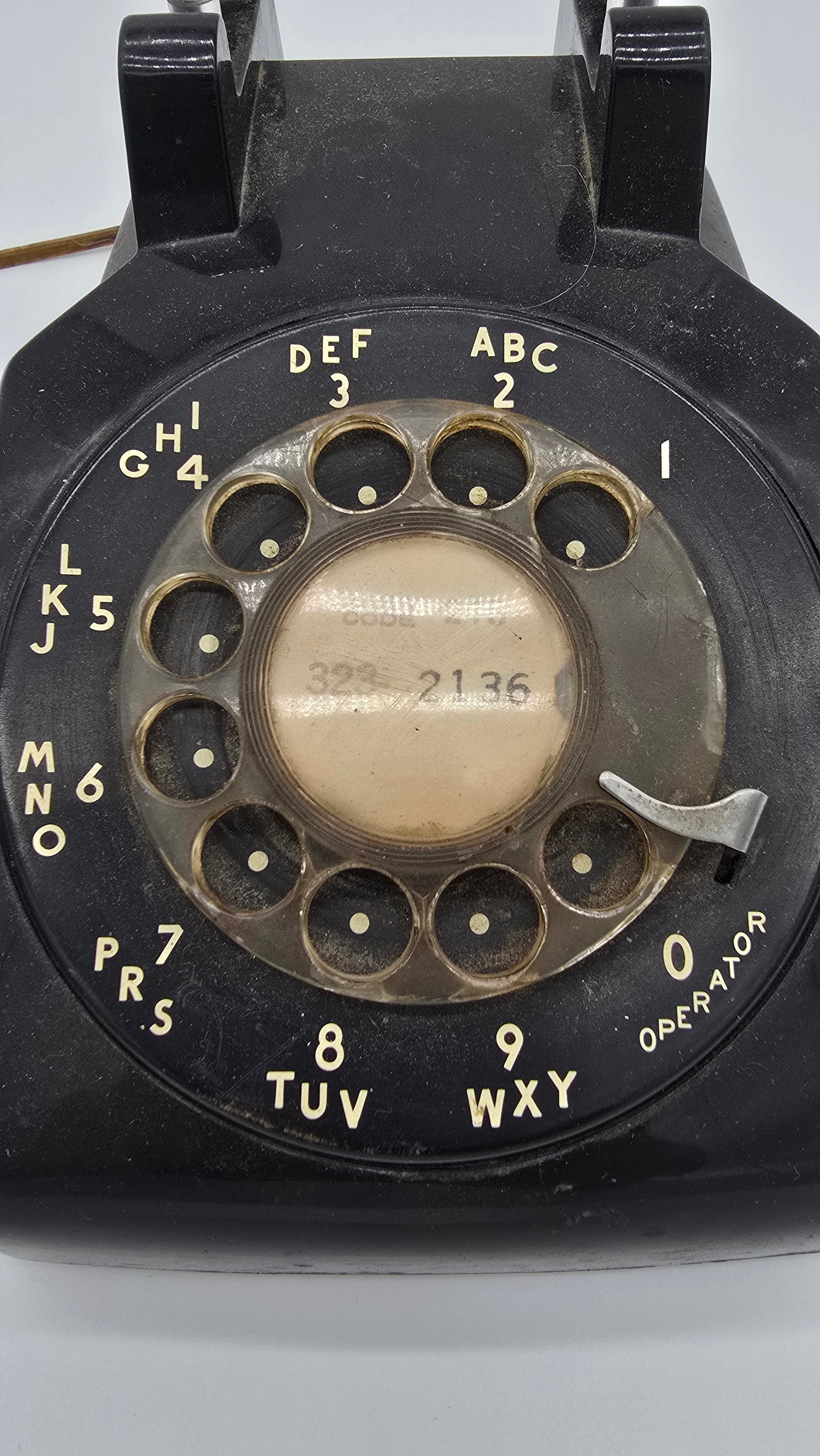 Vintage Bell System Black Rotary Phone with Western Electric G3 Handset