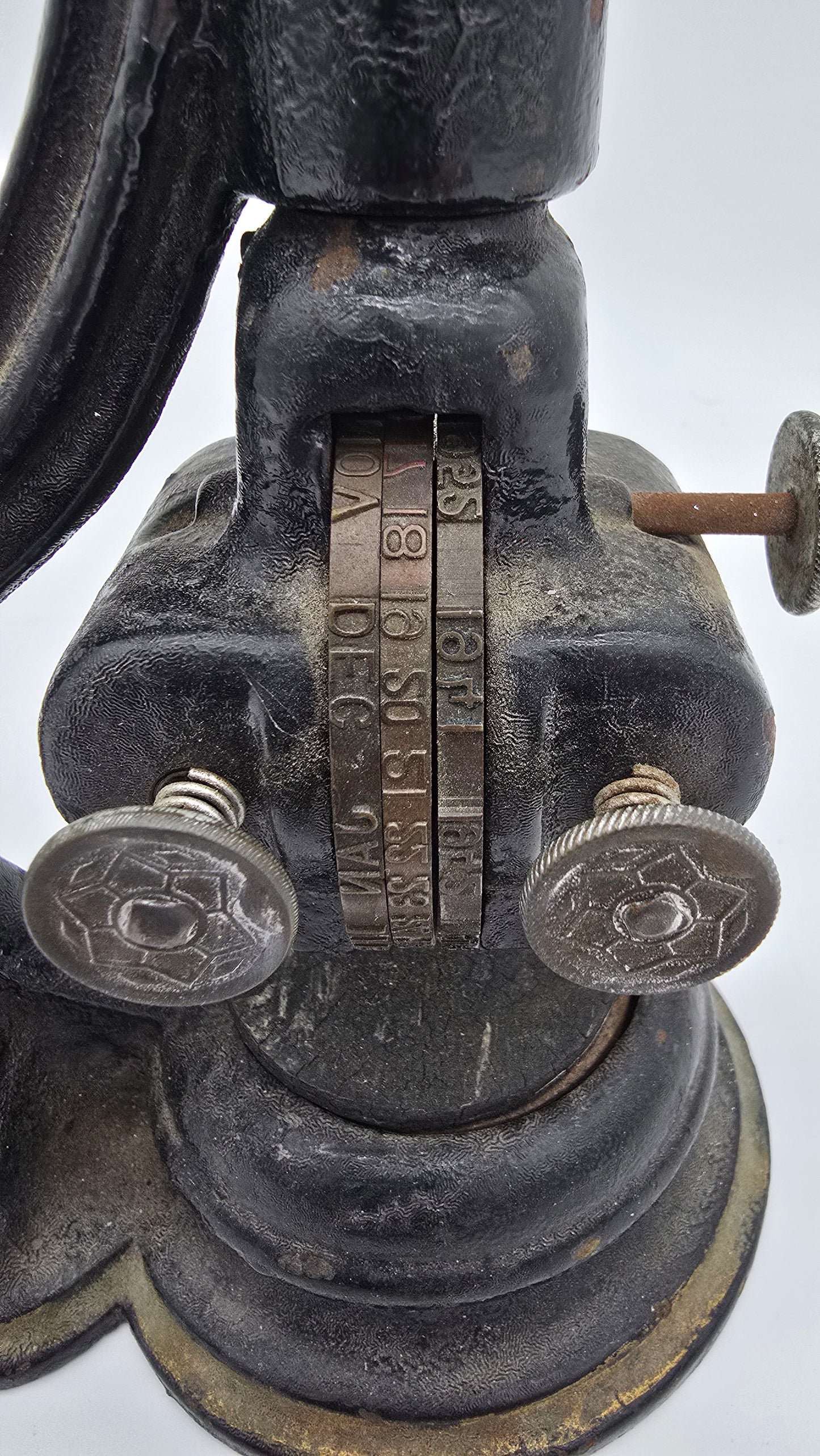 Antique Cast Iron Date Stamp Validator Machine 1941 - 1952