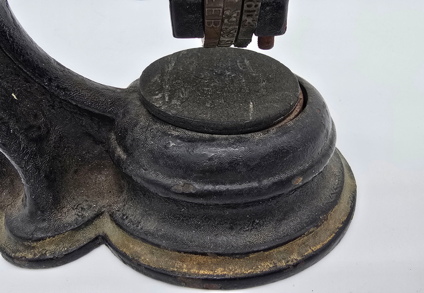 Antique Cast Iron Date Stamp Validator Machine 1941 - 1952