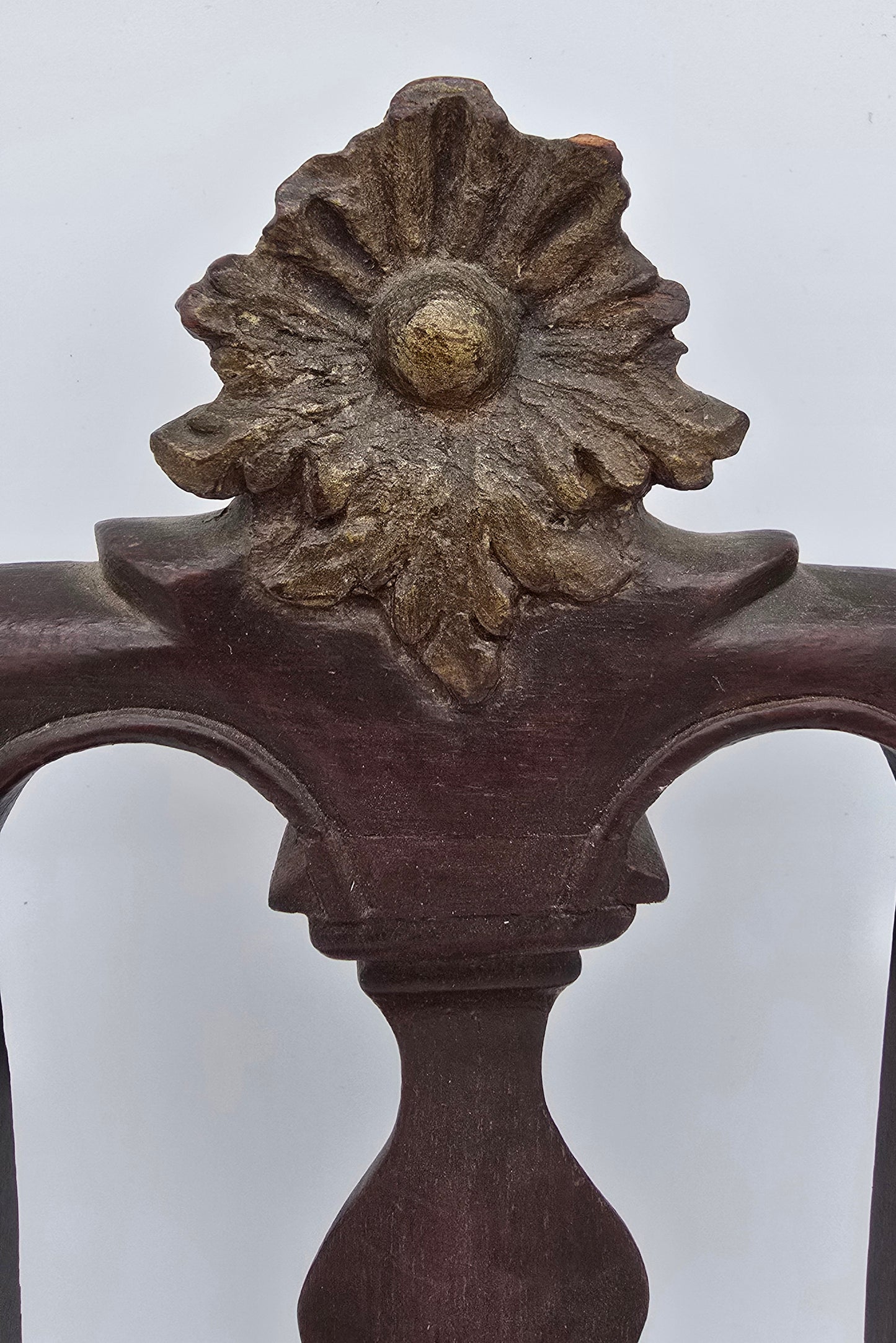 Antique Miniature Salesman Sample Baroque Queen Anne Side Chair