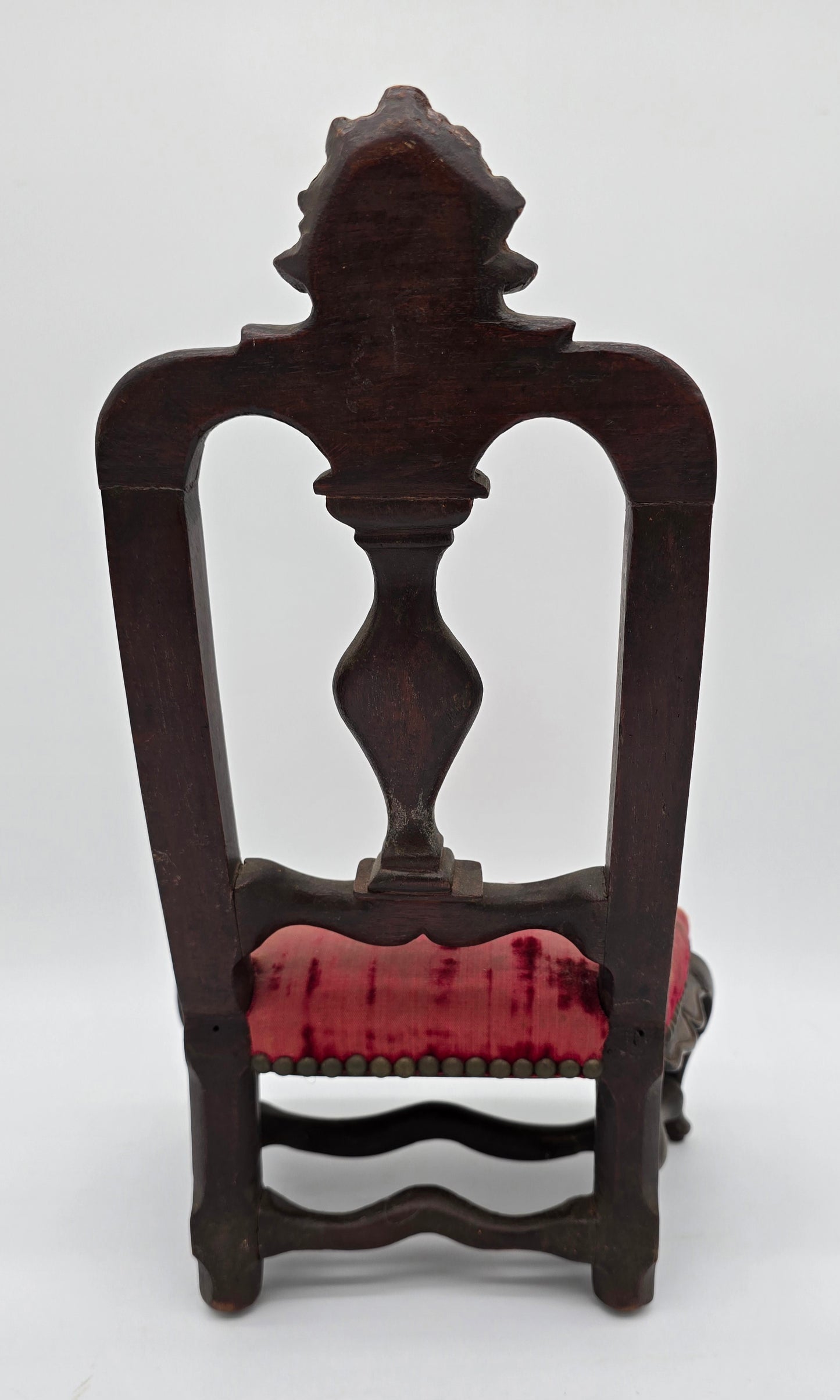 Antique Miniature Salesman Sample Baroque Queen Anne Side Chair