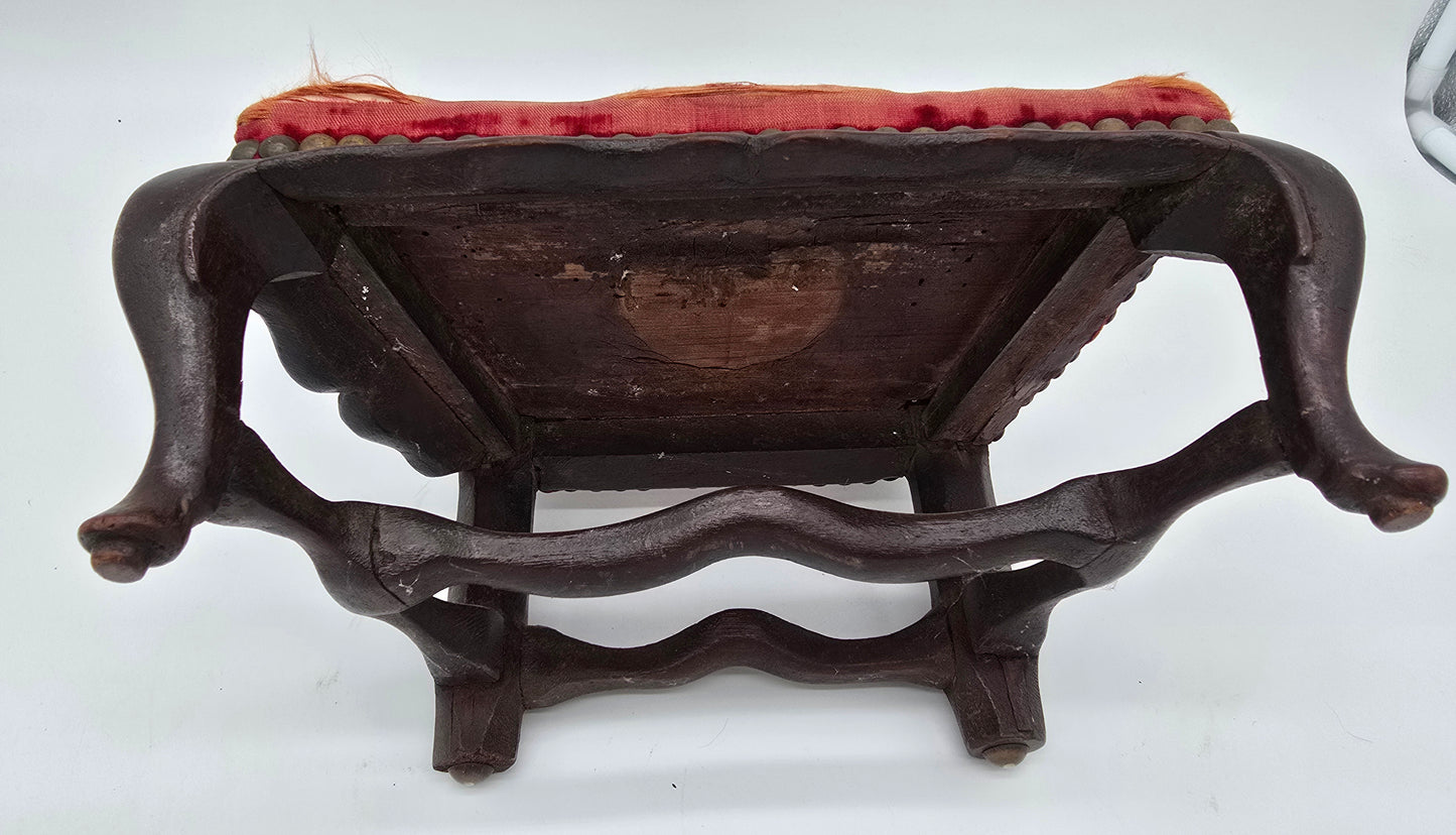 Antique Miniature Salesman Sample Baroque Queen Anne Side Chair