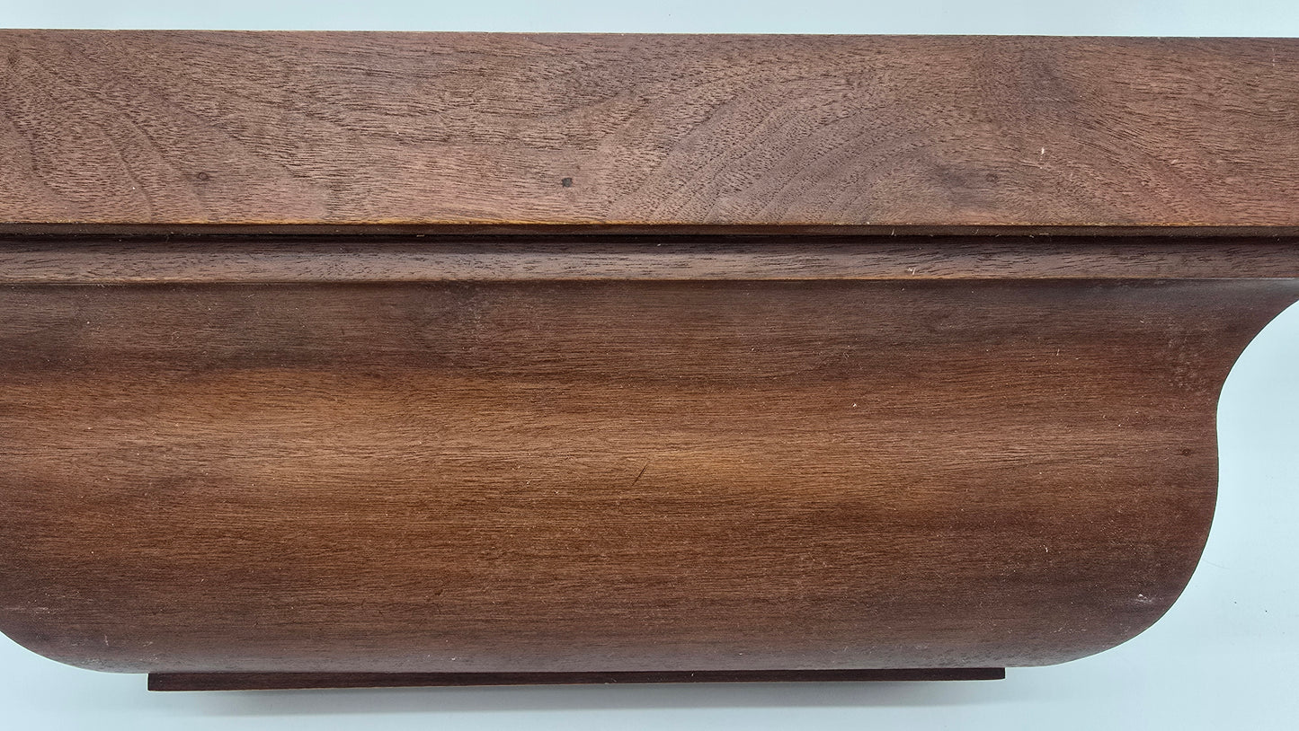 Antique Vintage Solid Wood Floating Wall Shelf