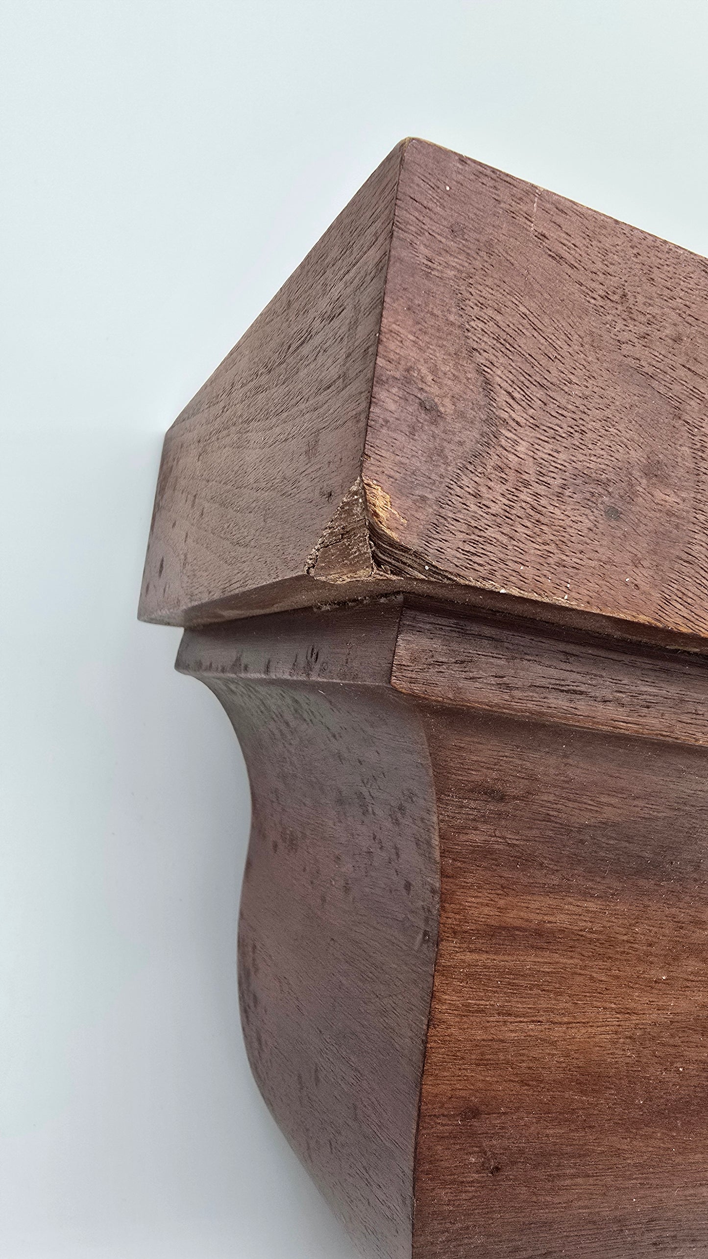 Antique Vintage Solid Wood Floating Wall Shelf