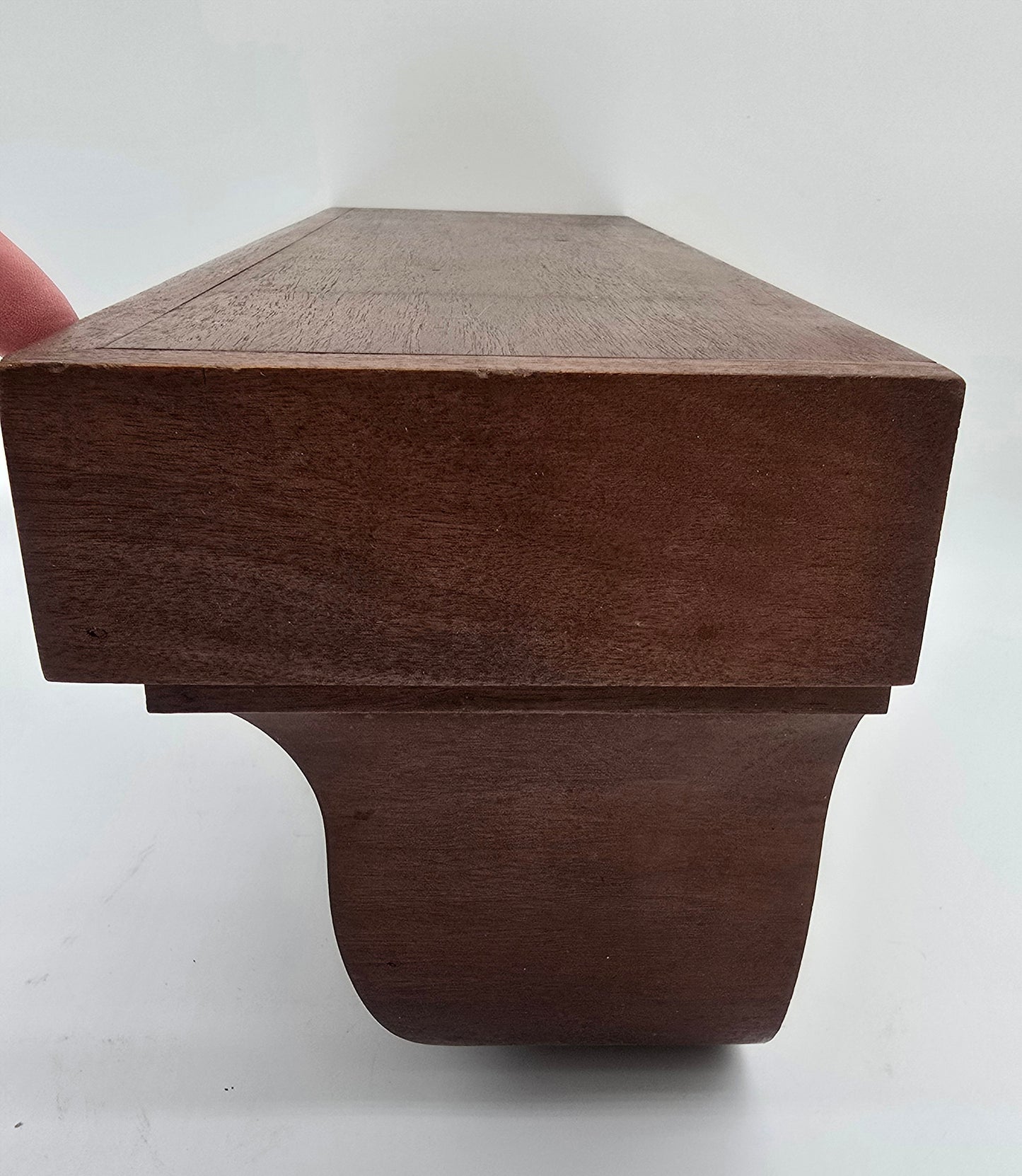 Antique Vintage Solid Wood Floating Wall Shelf