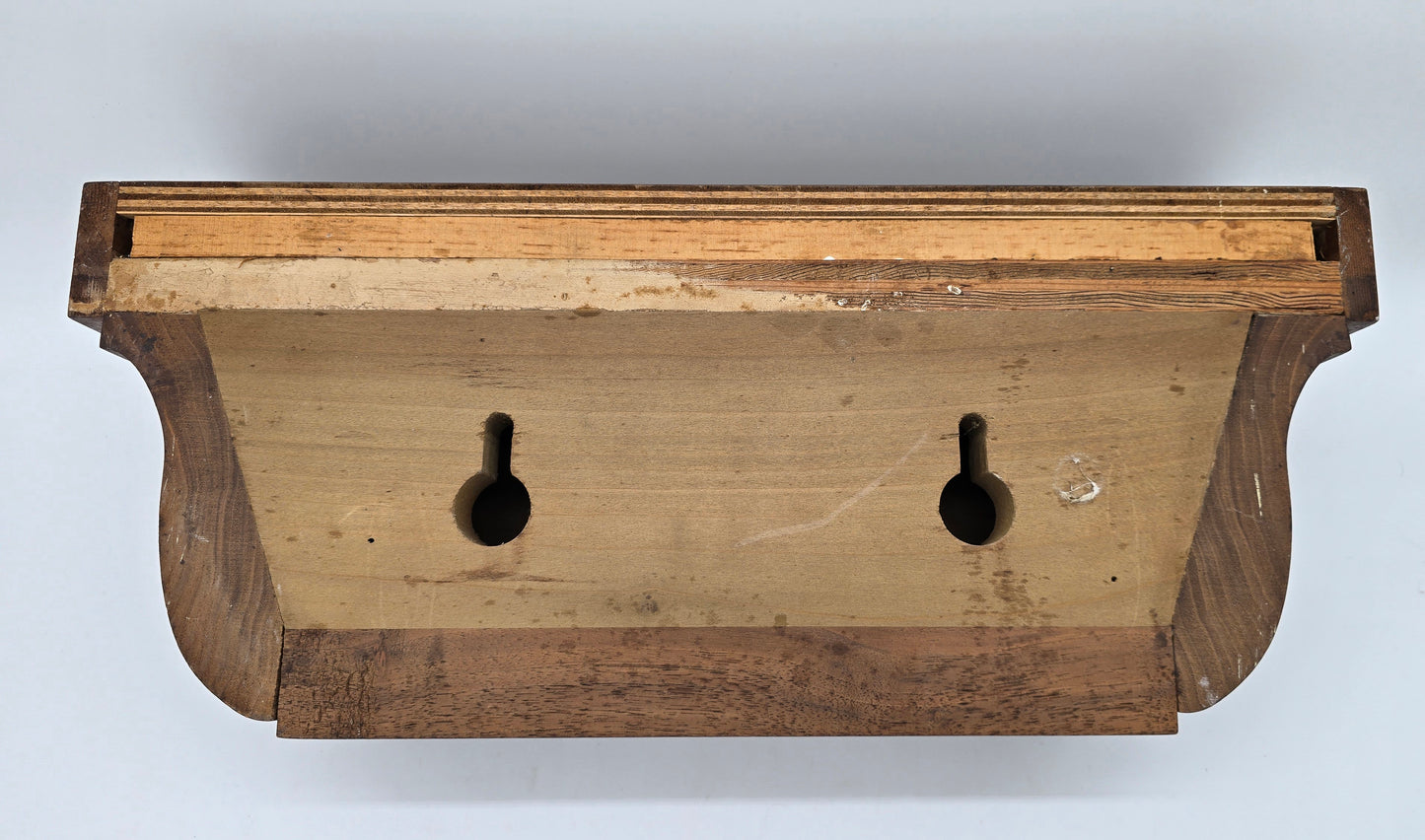 Antique Vintage Solid Wood Floating Wall Shelf