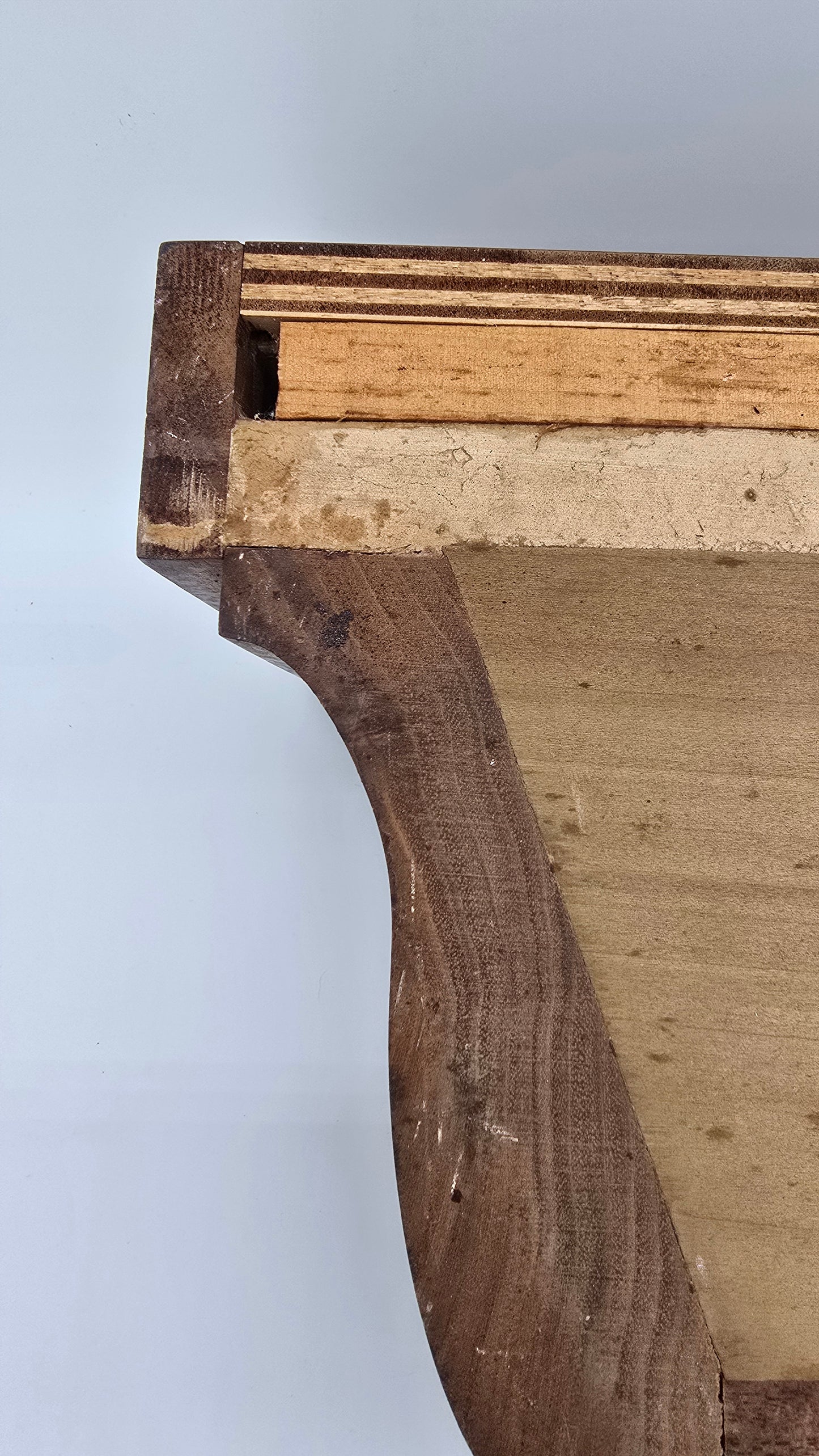 Antique Vintage Solid Wood Floating Wall Shelf