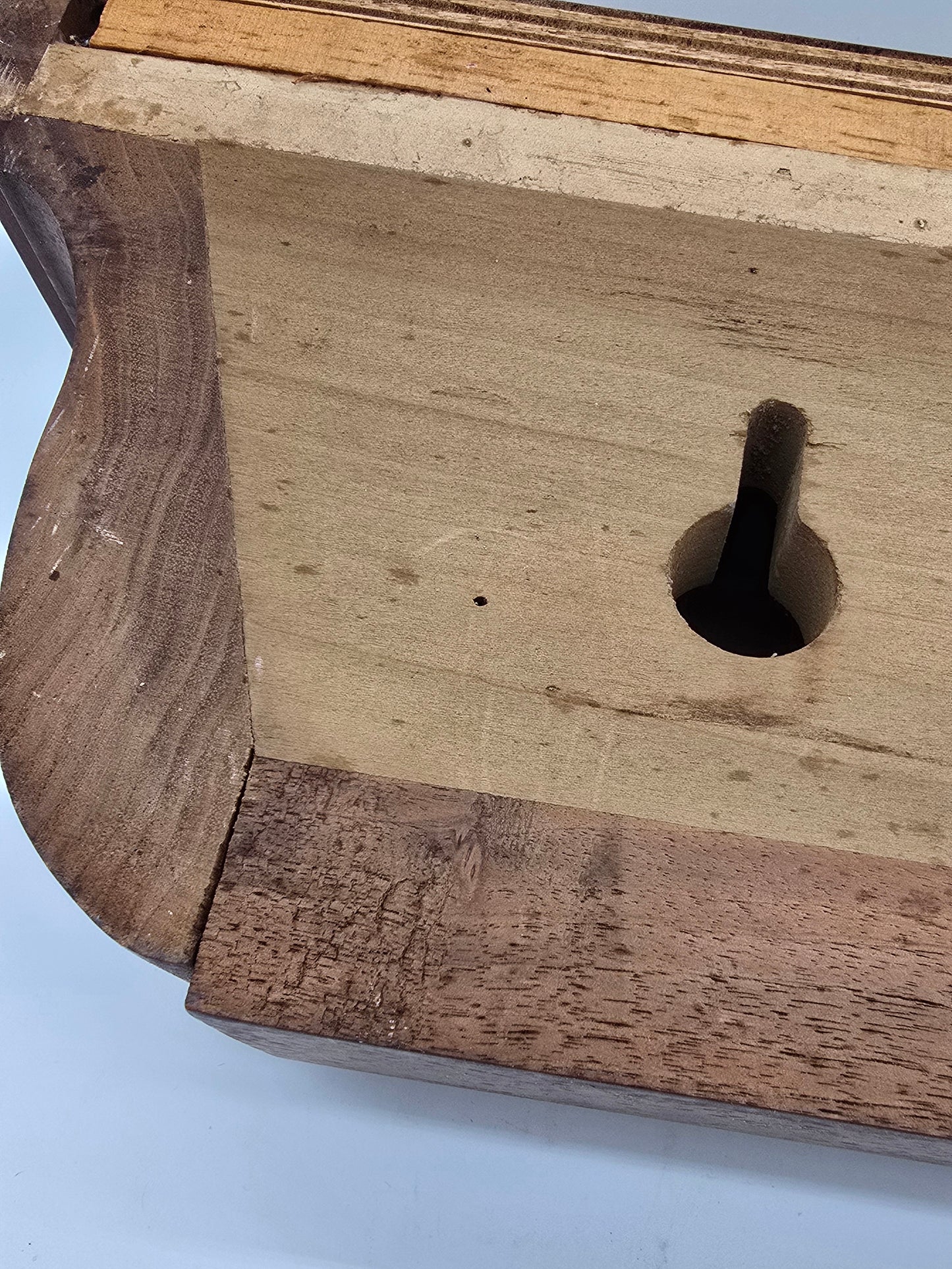 Antique Vintage Solid Wood Floating Wall Shelf