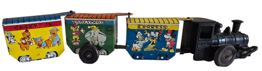walt disney disneyland express tin windup toy