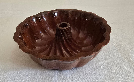 redware turks head bundt