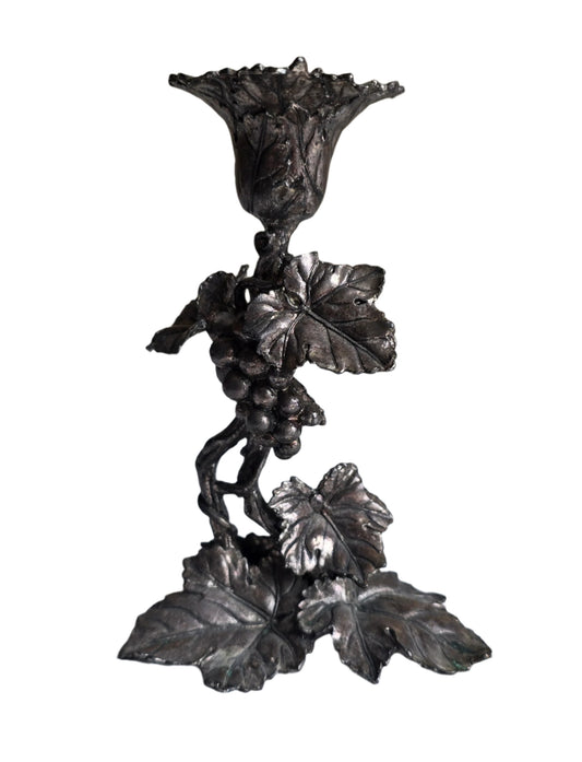 vintage arthur court grapevine candlestick candle holder