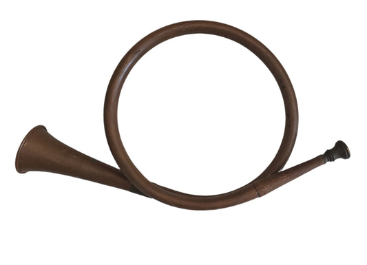 vintage copper brass french horn