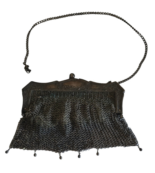 vintage german silver purse