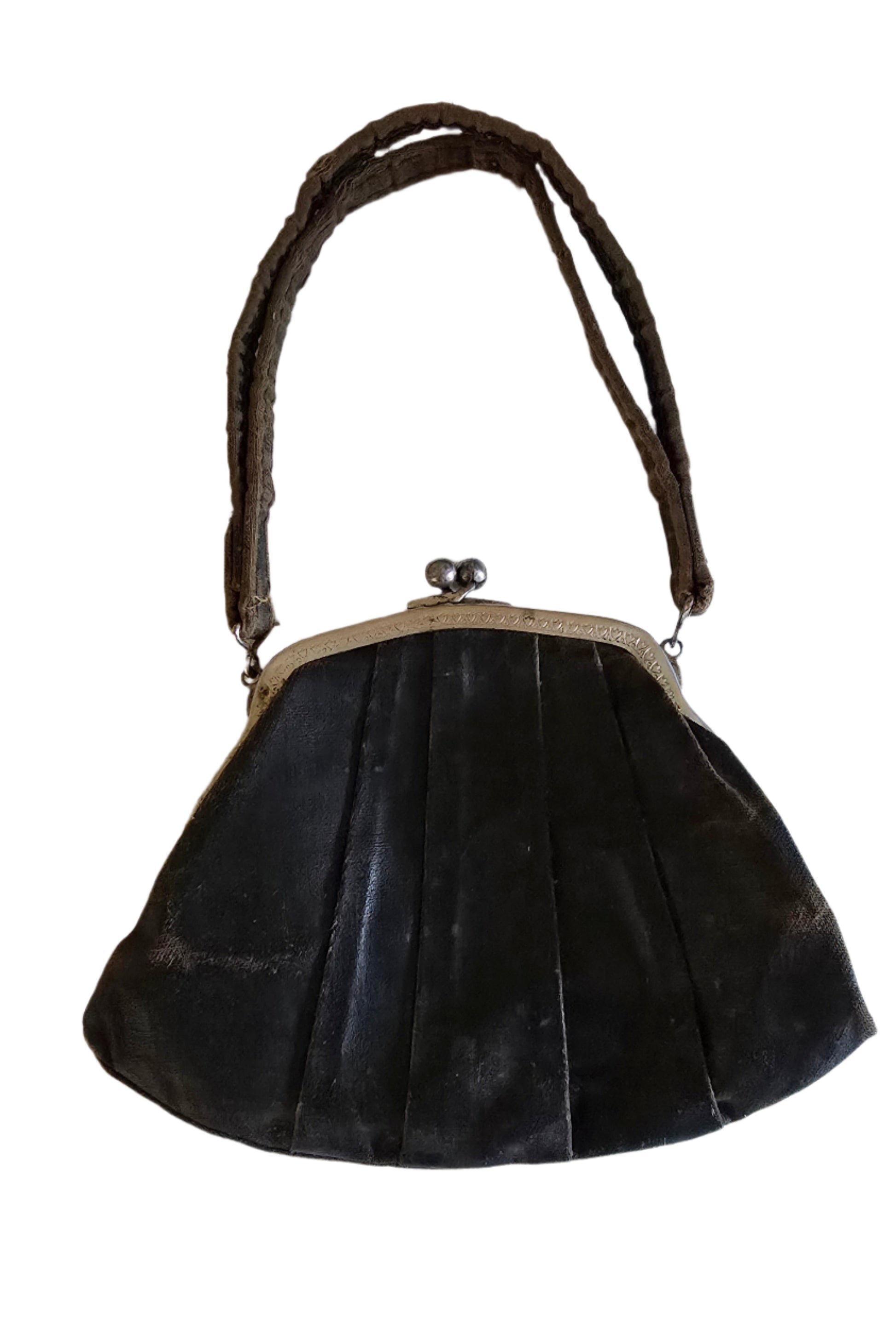 vintage leather purse handbag