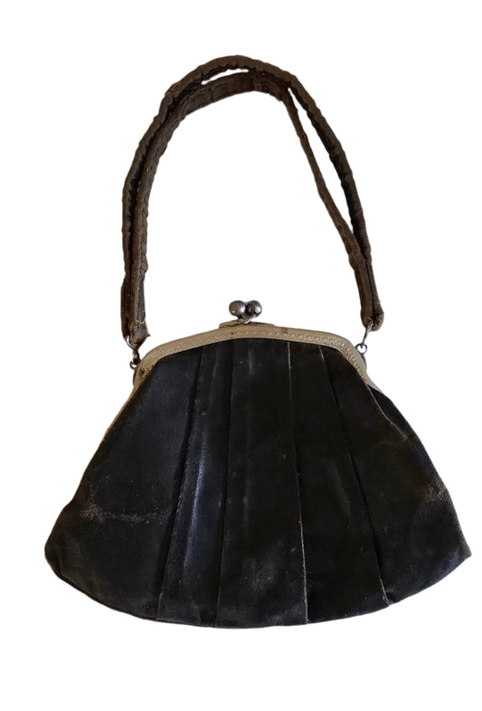 vintage leather purse handbag